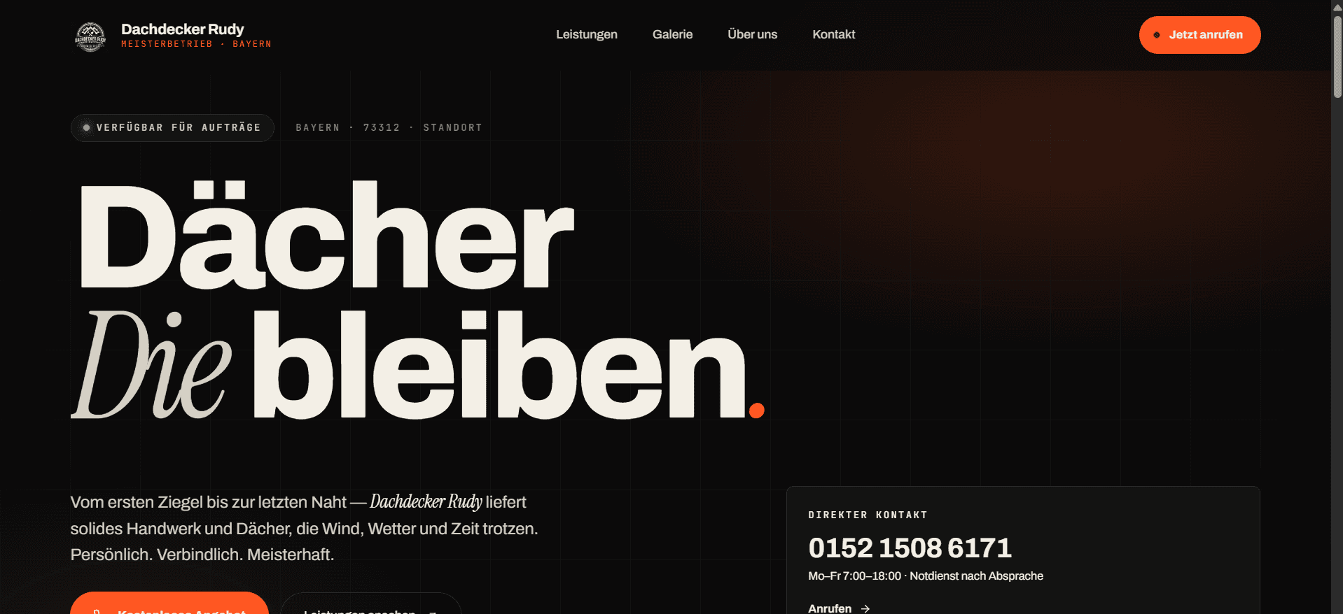 Dachdecker Rudy